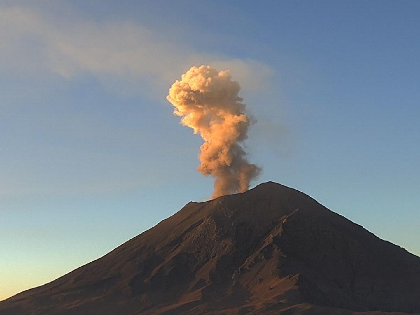 Se Registra Sismo Volcanotectónico en el Popocatépetl