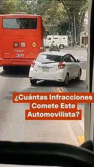 FOTO: Infracciones de Automovilista en el Estado de México