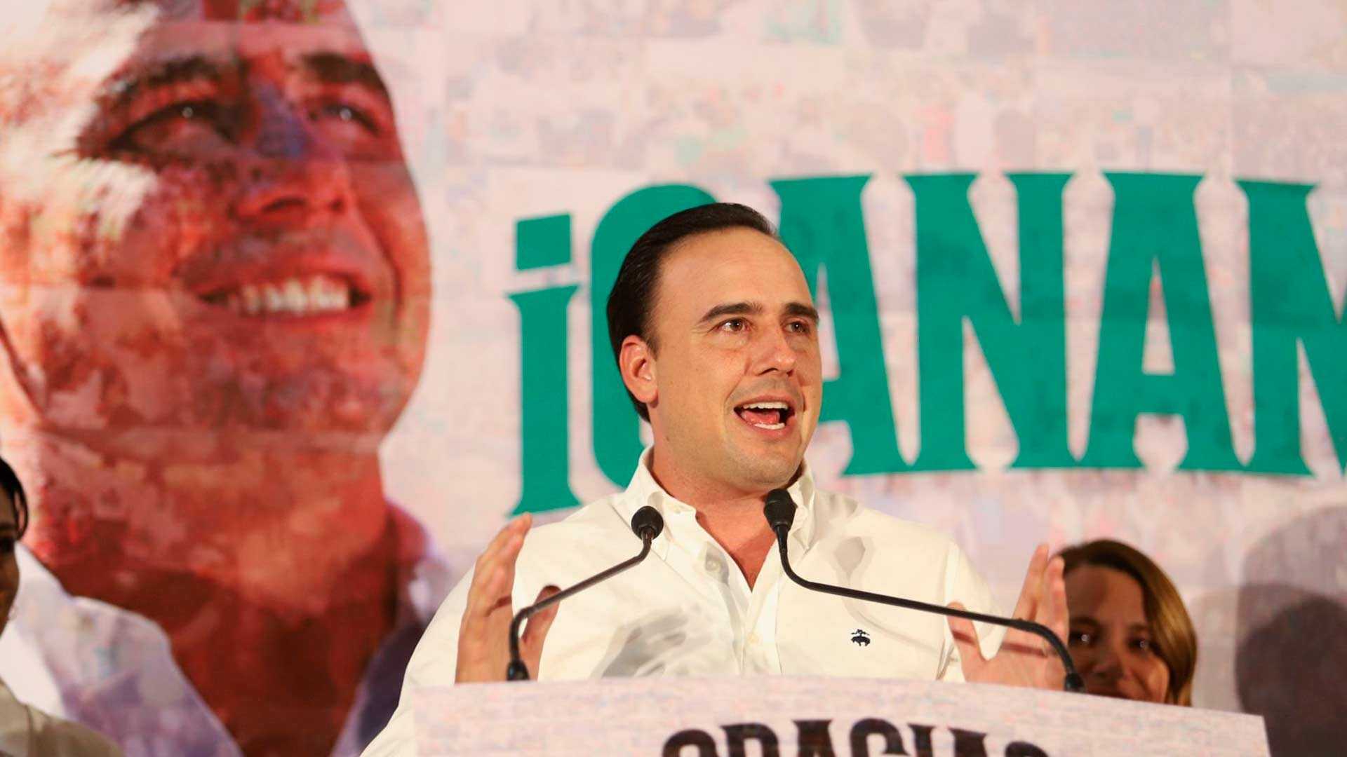Manolo Jiménez se declara ganador de la gubernatura de Coahuila 