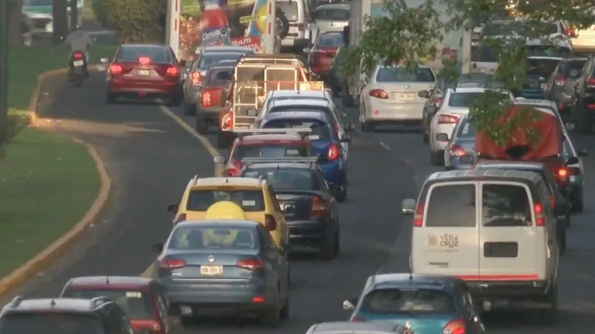 Tráfico en Xalapa