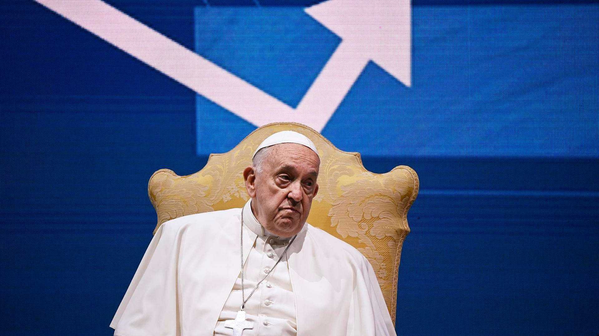 Papa Francisco un evento público en Roma