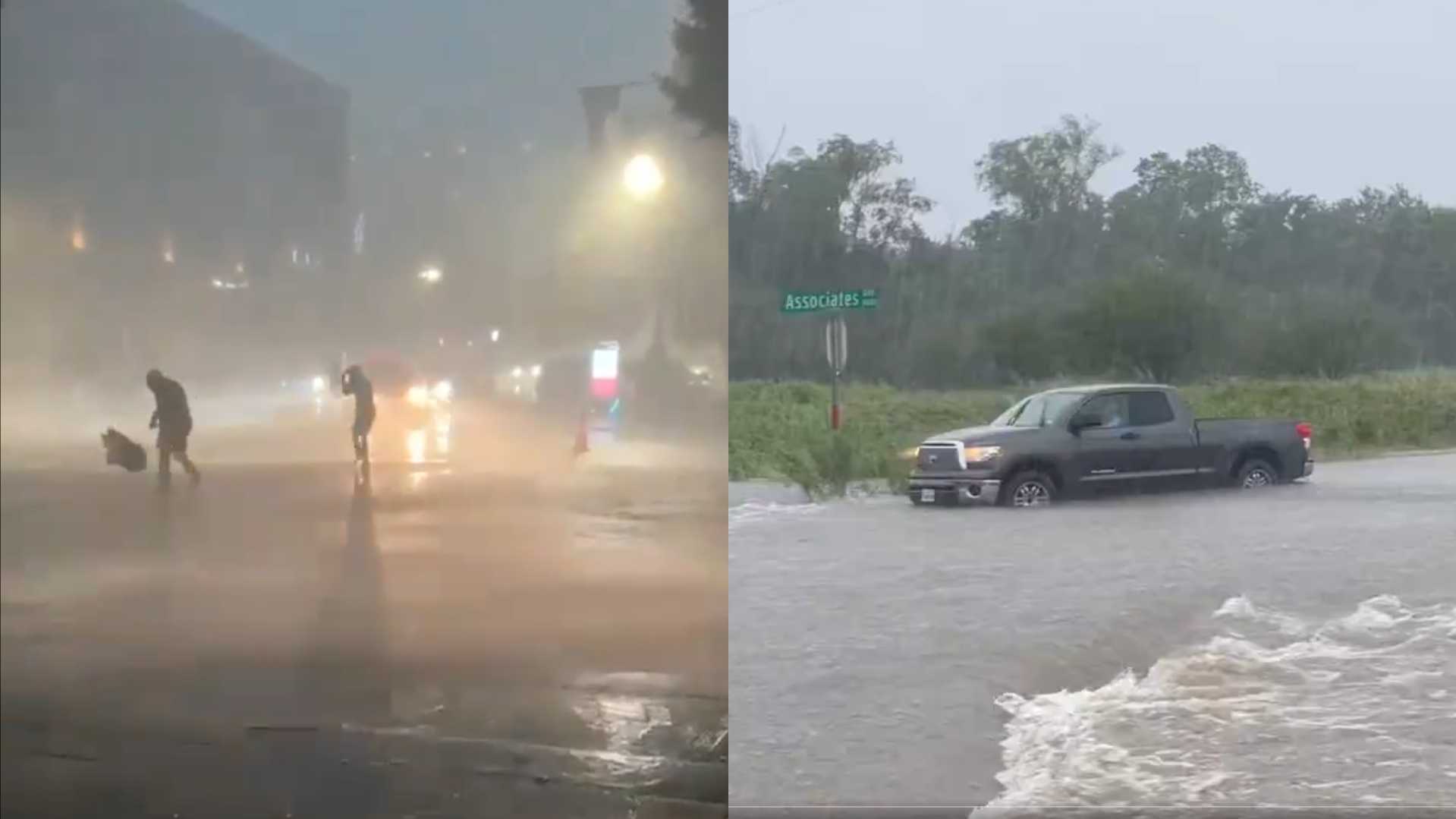 La fuerte tormenta sorprendió a los habitantes de Houston, Texas. 