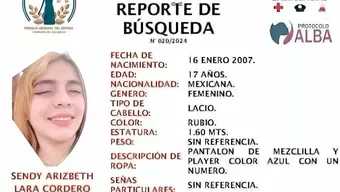 Autoridades Buscan a Menor Desaparecida en Torreón 
