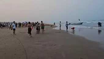 Turistas mueren ahogados en playa de Tuxpan