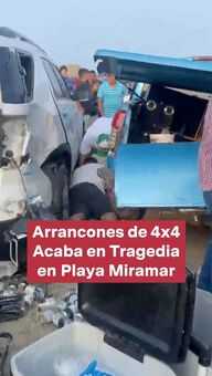 FOTO: Arrancones de 4x4 Acaba en Tragedia en Playa Miramar