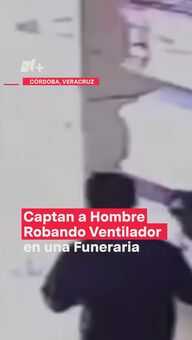 ¿Muriendo de Calor? Captan a Hombre Robando Ventilador en Funeraria