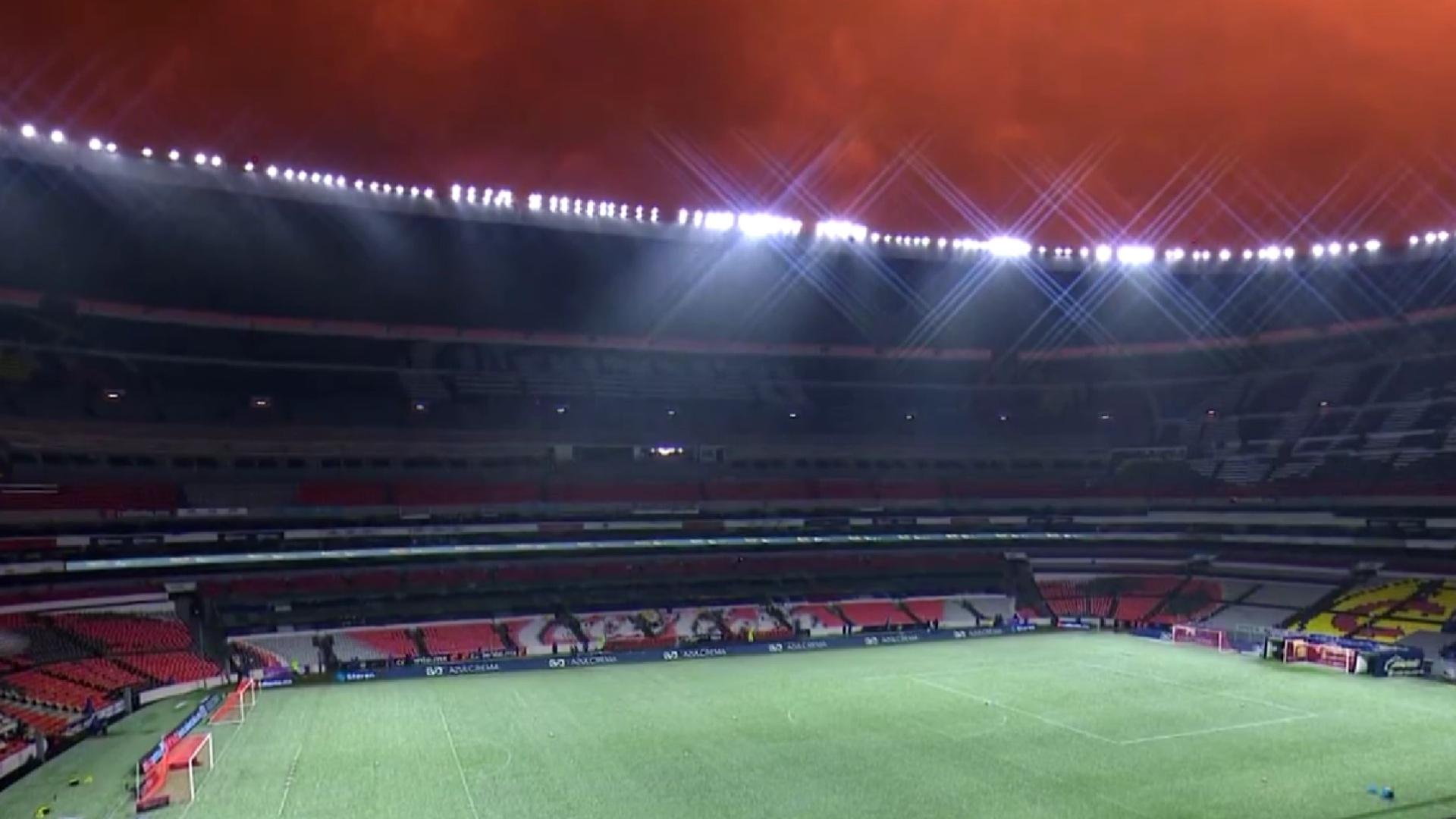 Granizada Retrasó una Hora la Final Femenil entre América y Rayadas en el Estadio Azteca