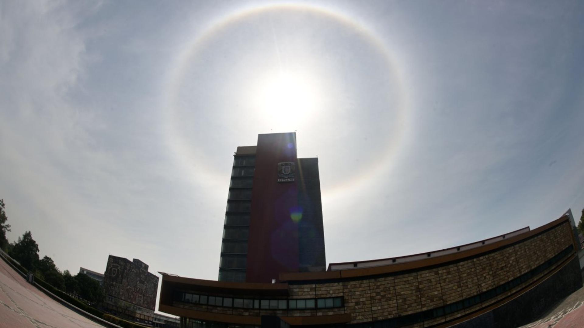 FOTO: Halo Solar en la Ciudad de México