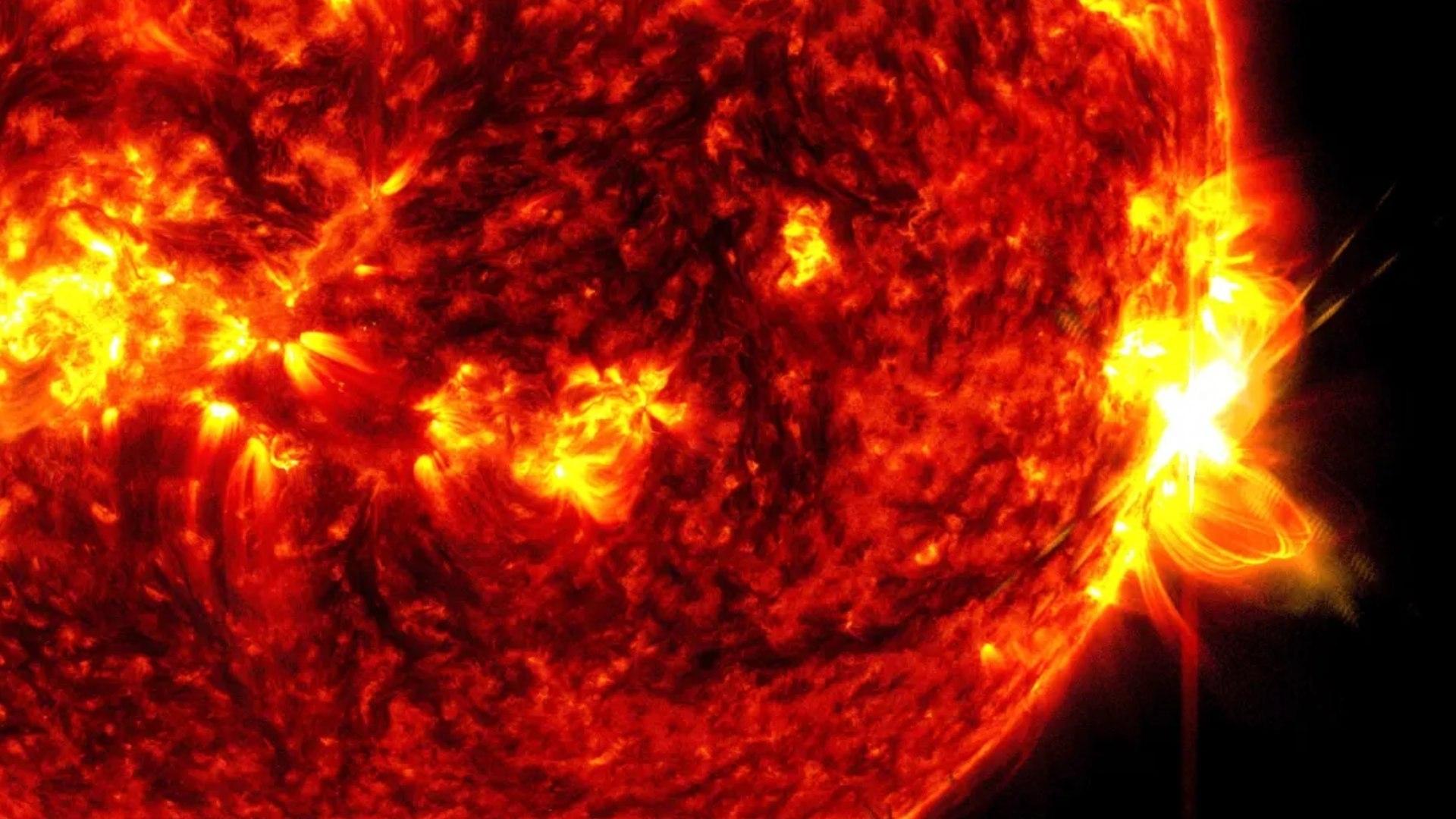 Foto: NASA Video Tormenta Llamarada Solar