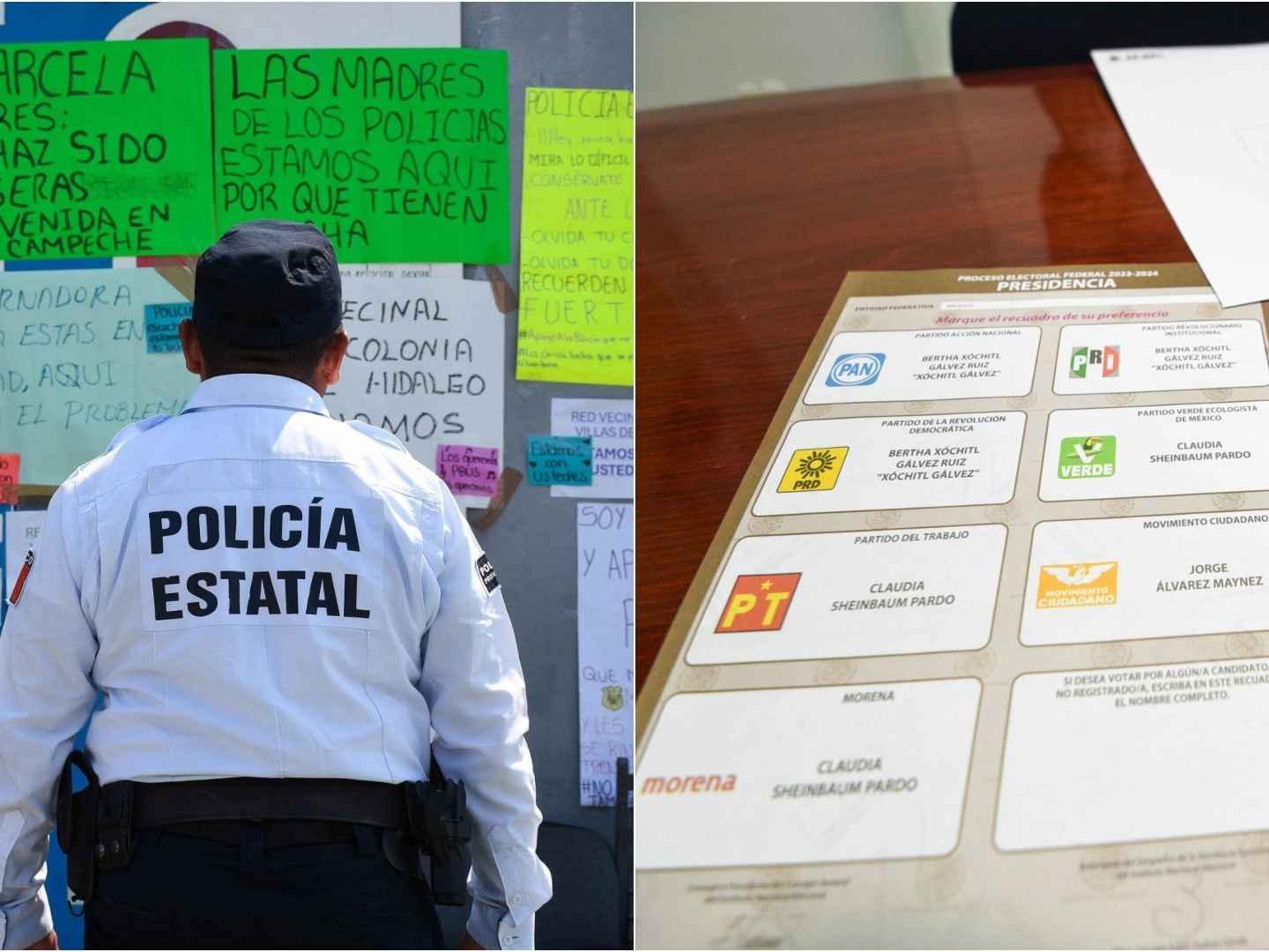 Campeche Acuartela a Policías y Ponen a Guardia Nacional para Vigilar Elecciones