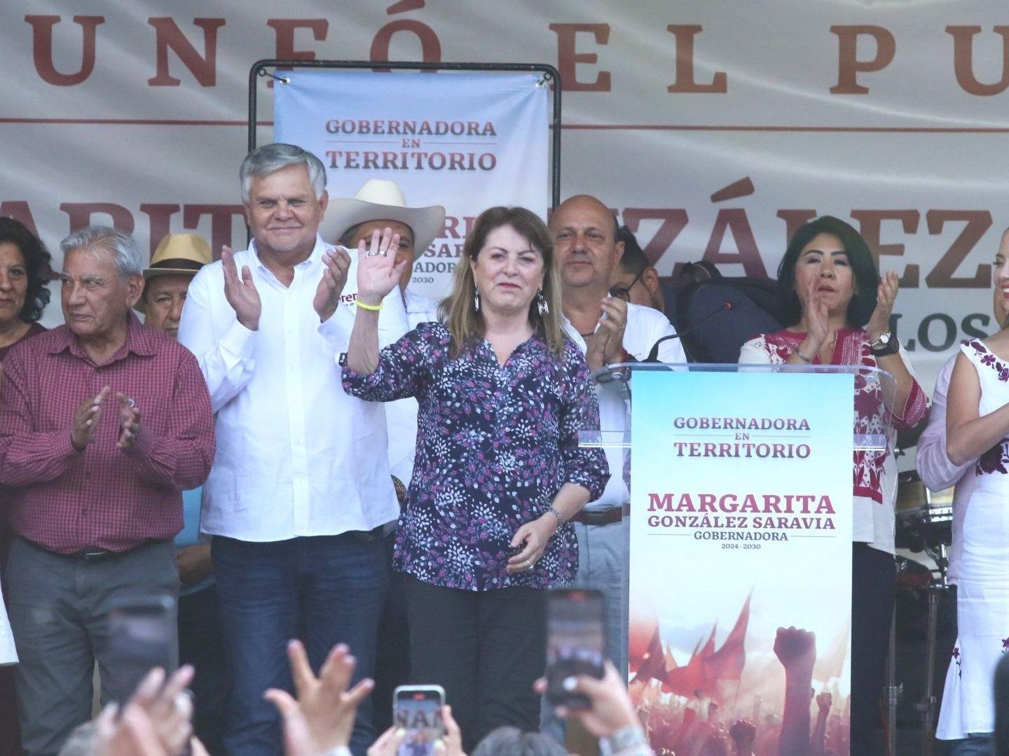 Tenemos una Ventaja de 20 Puntos, dice Margarita González, Candidata a Gubernatura de Morelos