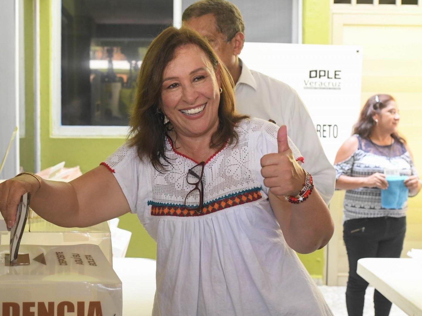 Rocío Nahle se Declara Ganadora de la Gubernatura de Veracruz