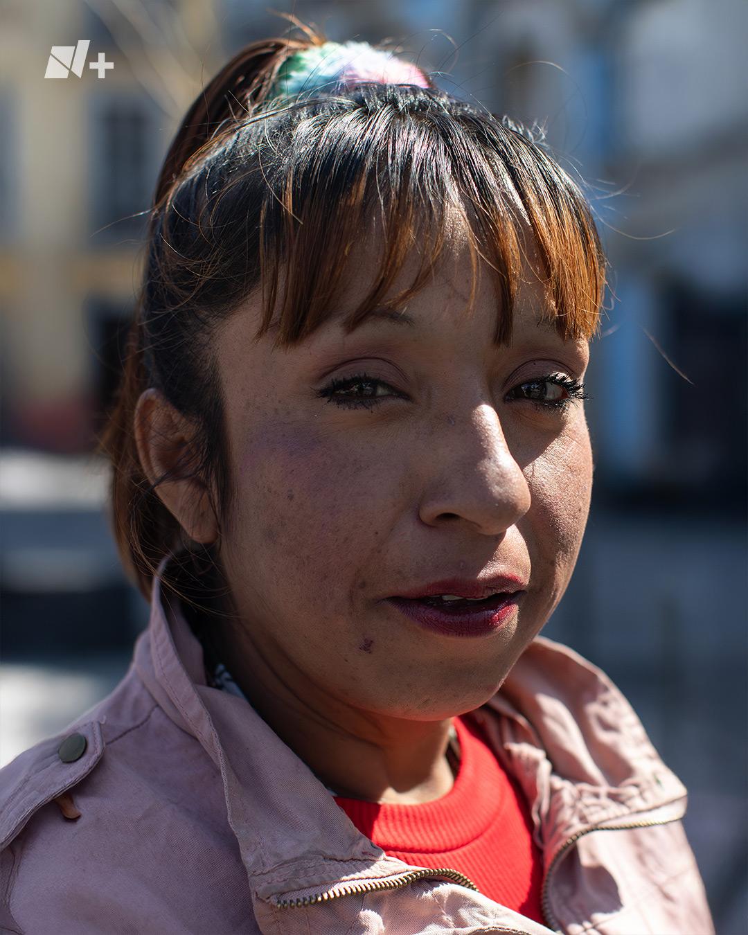Retrato de una mujer mexicana en situación de calle