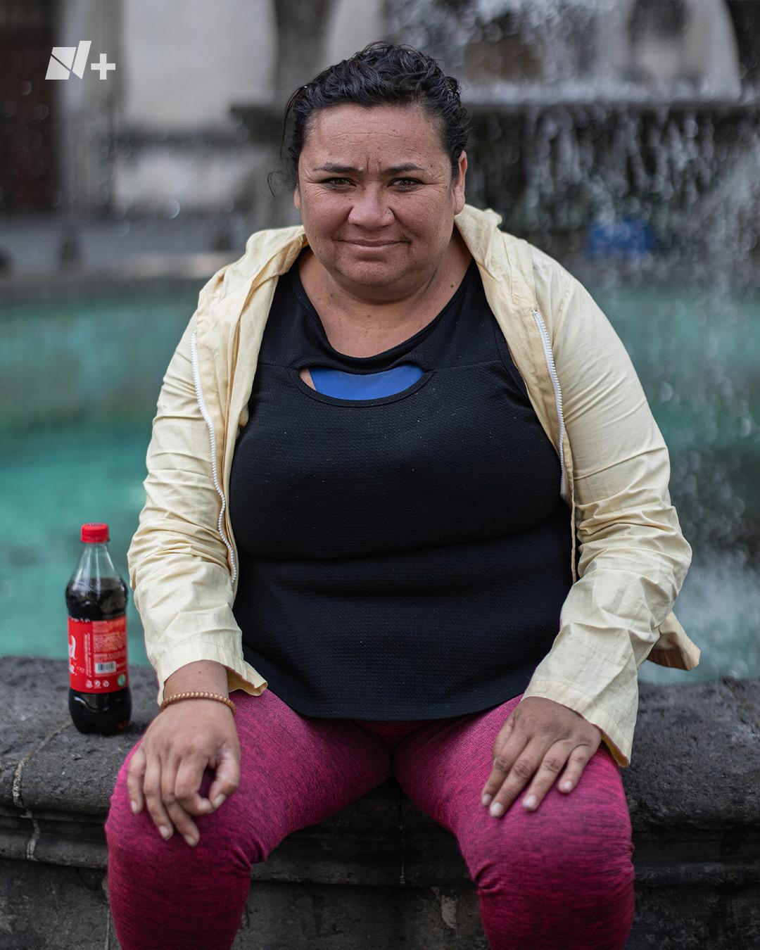 Retrato de una mujer mexicana en situación de calle
