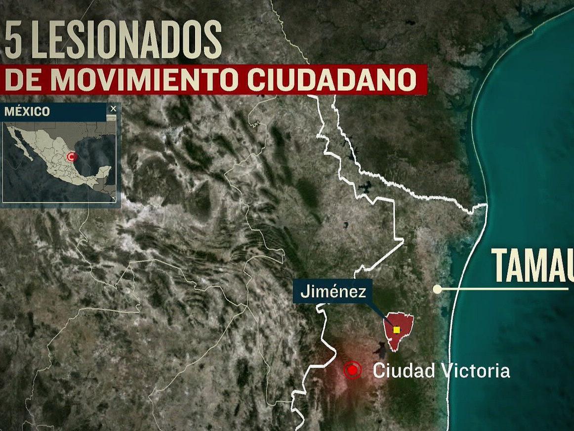 FOTO: Ataque Armado Movimiento Ciudadano en Tamaulipas