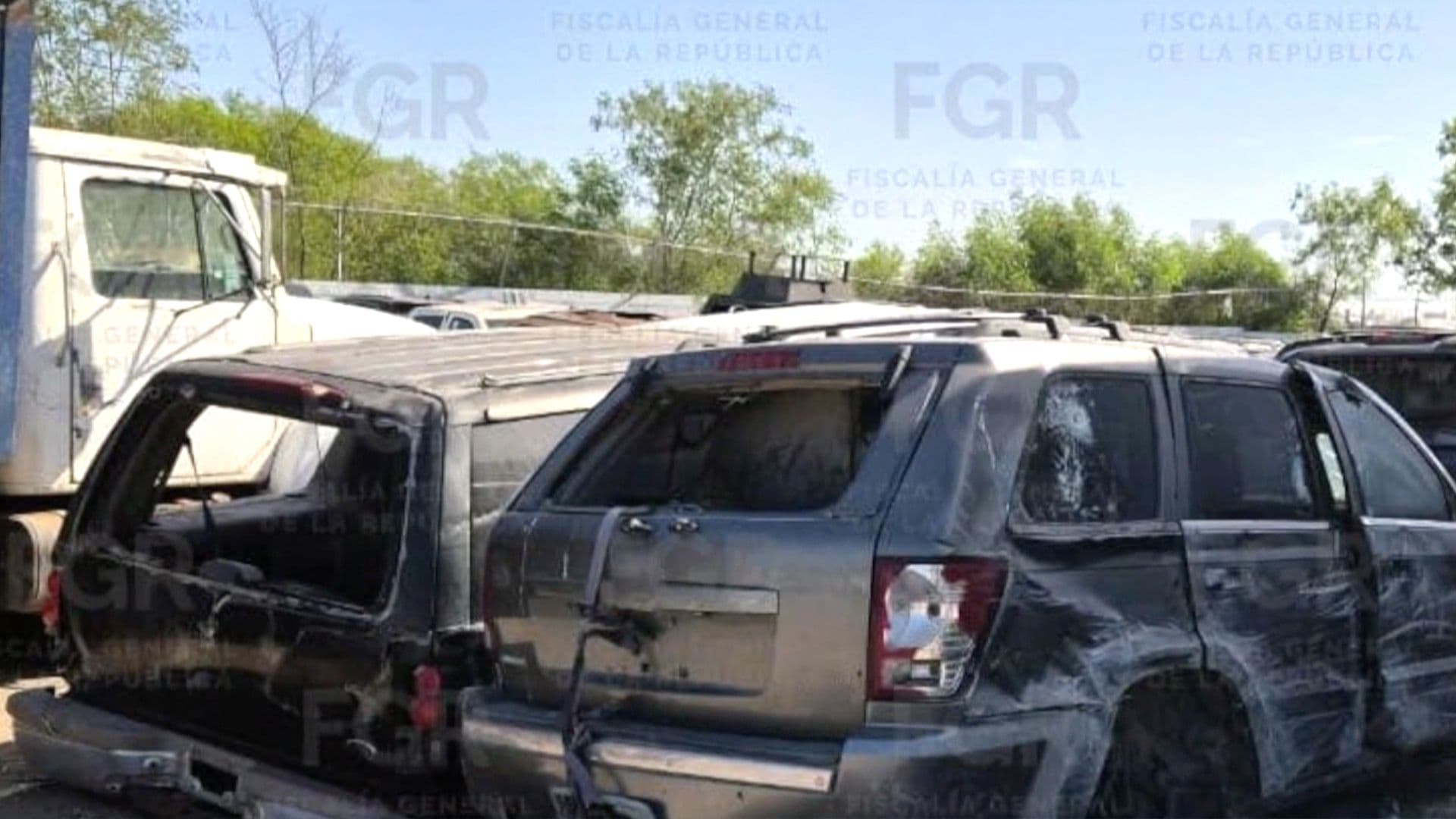 Destruyen 25 Vehículos Asegurados en Operativos de Seguridad en Tamaulipas