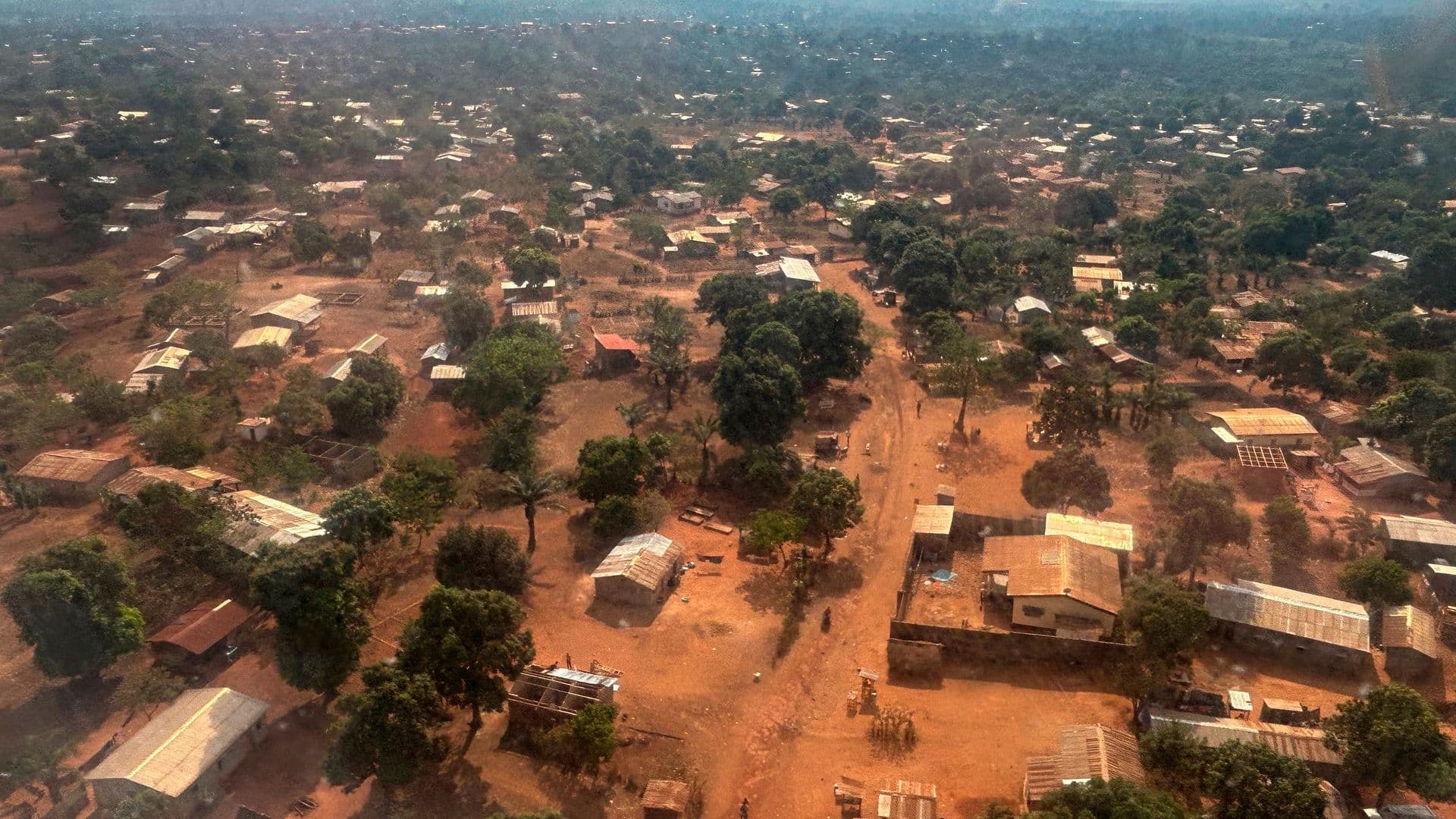 Vista aérea de Bangui, República Centroafricana. Foto: AP/ Archivo