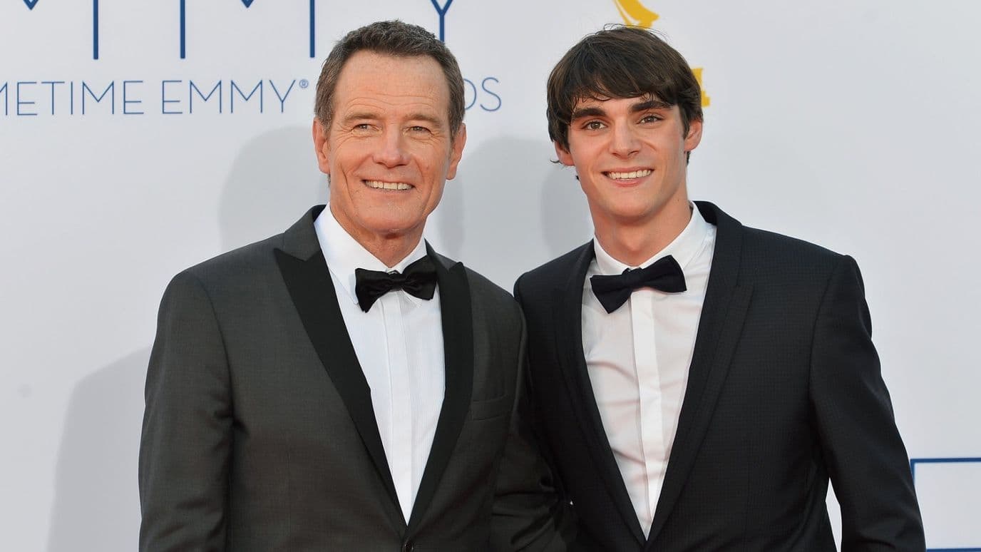 RJ Mitte y Bryan Cranston