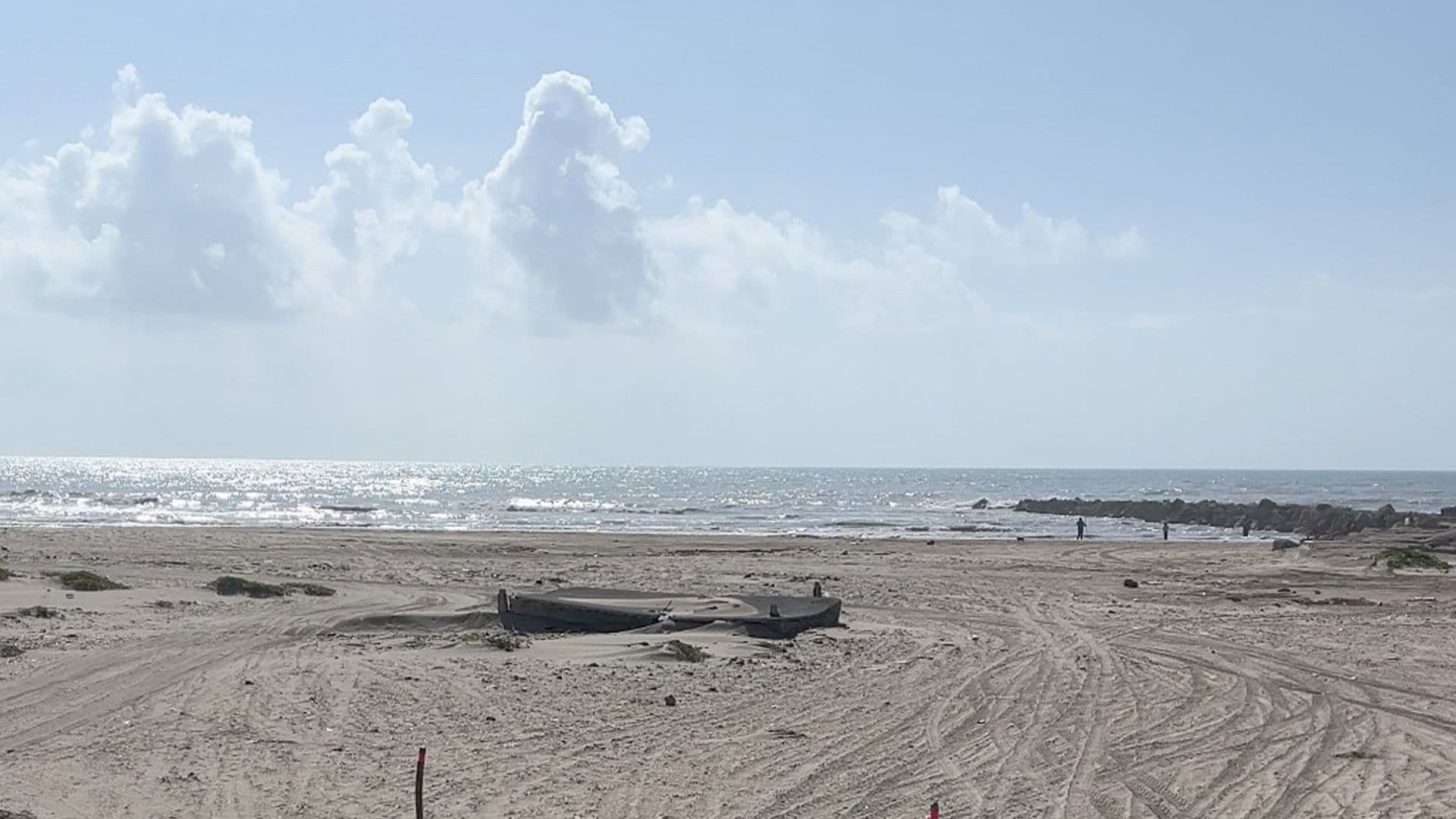 Captan Tromba Marina Frente a las Costas de la Playa Bagdad en Matamoros