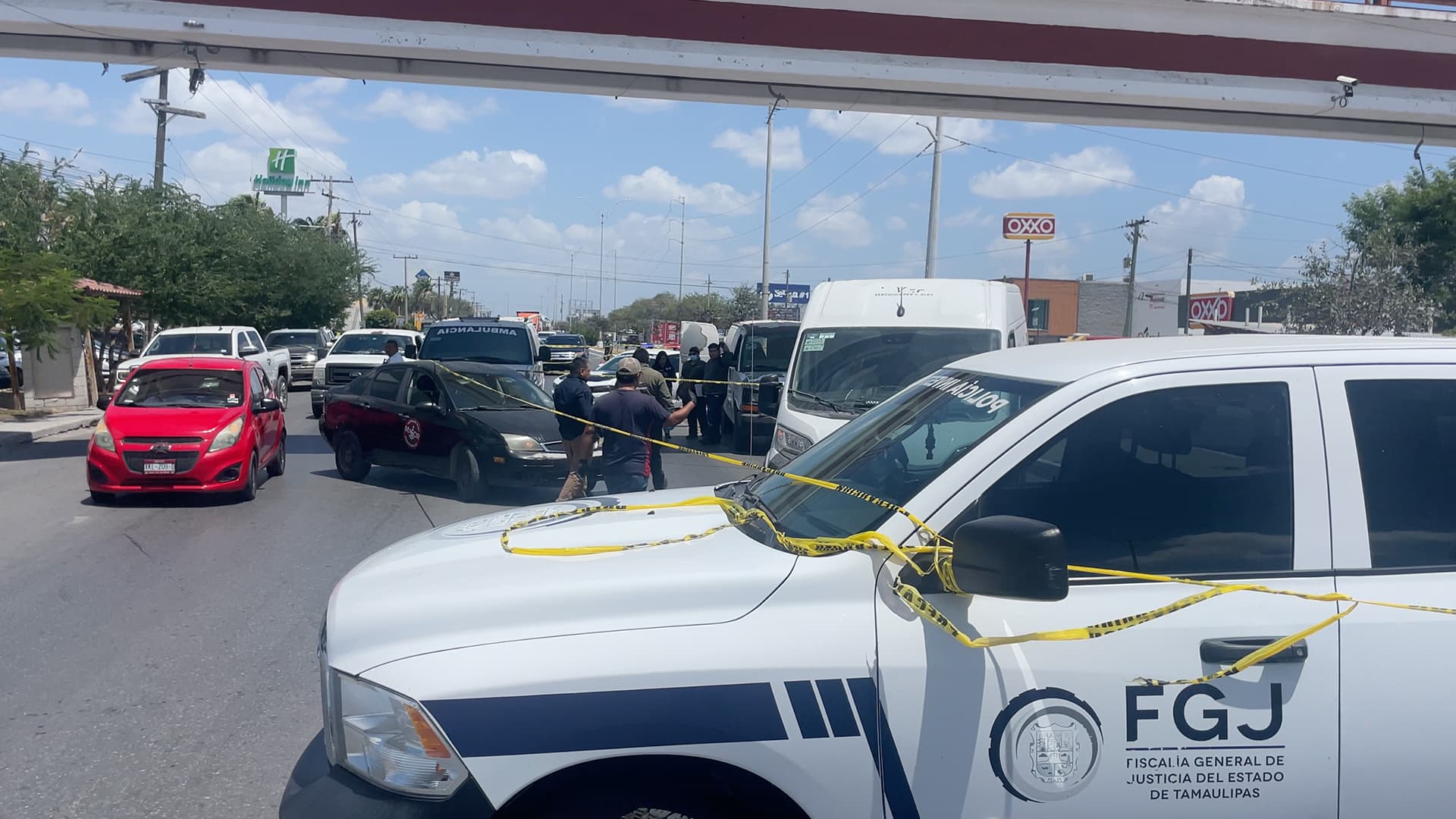 Hombre Muere tras Caer de Puente Peatonal en Matamoros