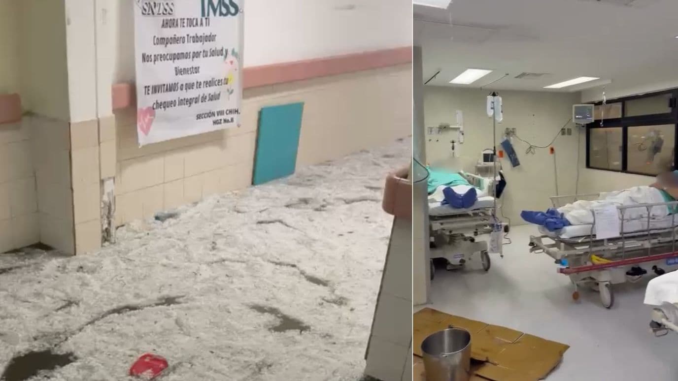Reportan Goteras y Encharcamientos en Hospital Número 6 del IMSS en Ciudad Juárez