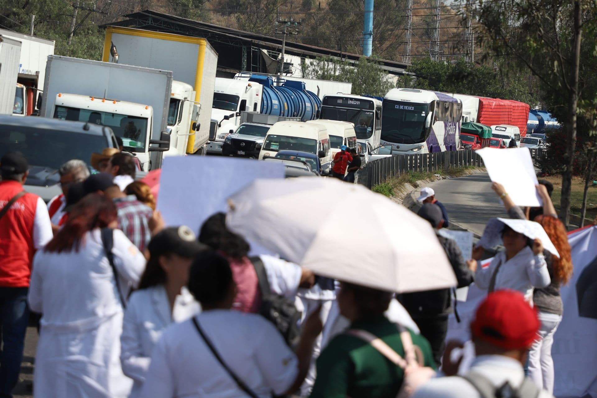 Trabajadores del IMSS Anuncian Bloqueos en la México-Pachuca Este Viernes