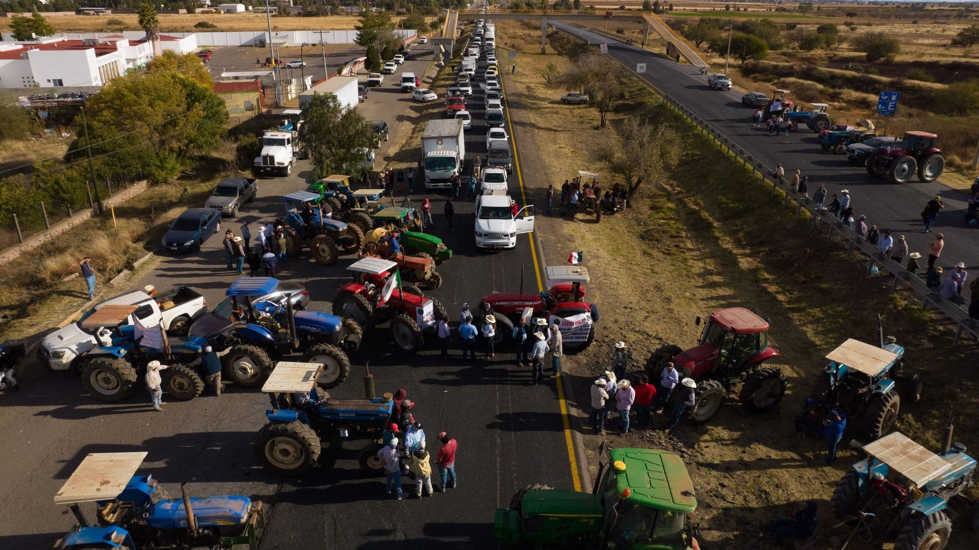 Campesinos Amagan con Paro Nacional. Foto: Cuartoscuro