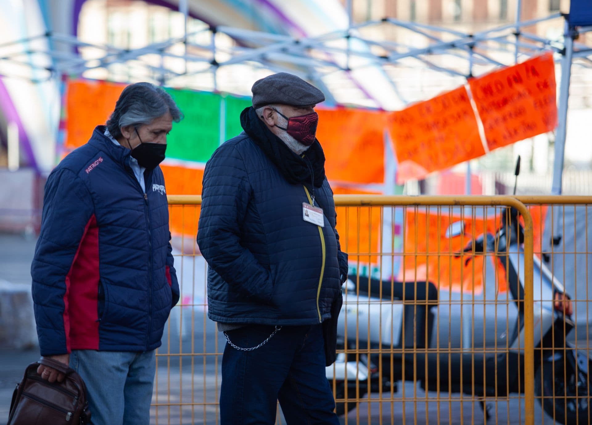 Archivo. Frente Frío azota en la capital del país, descendiendo las temperaturas