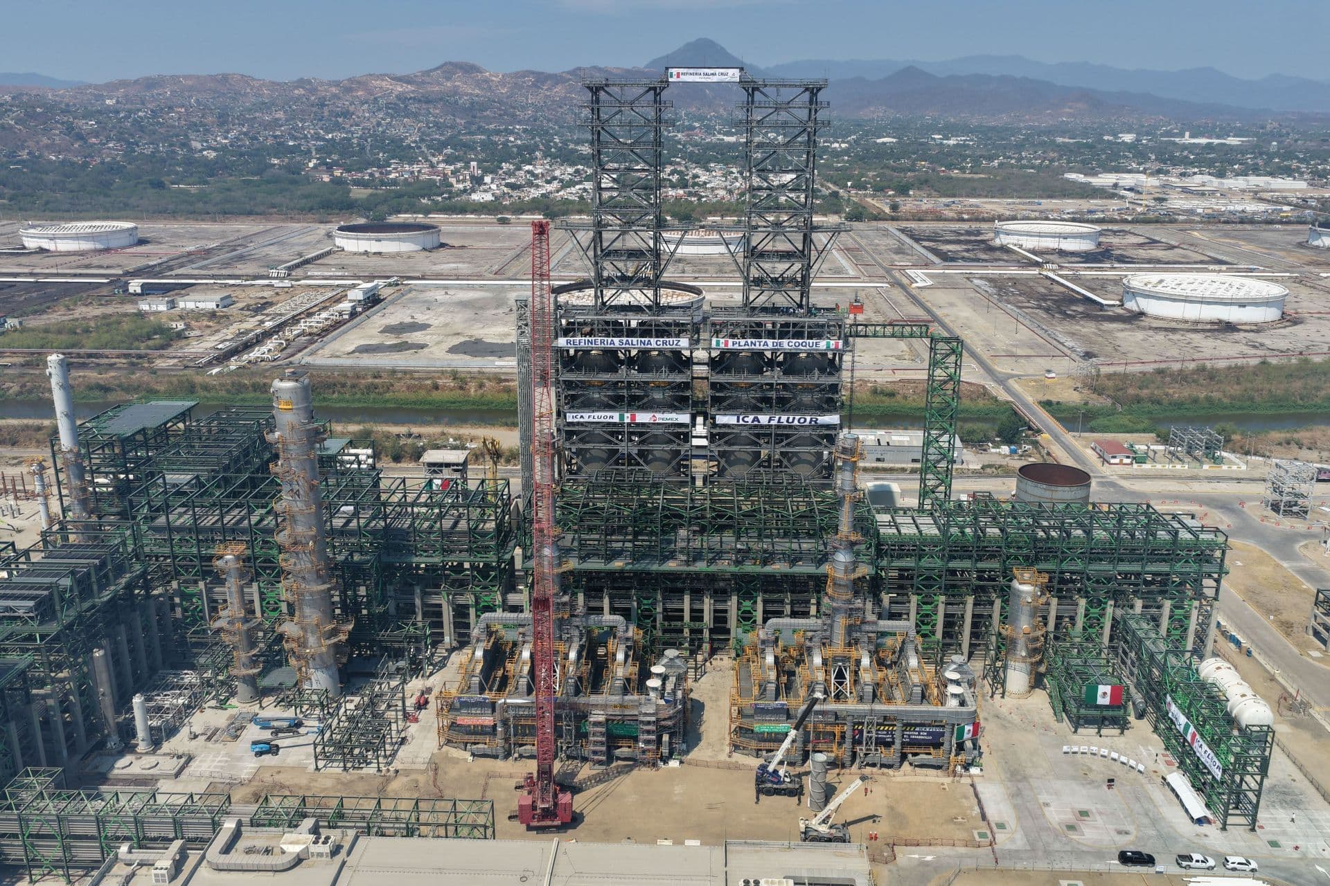 Se Registra Conato de Incendio en Refinería de Salina Cruz, Oaxaca
