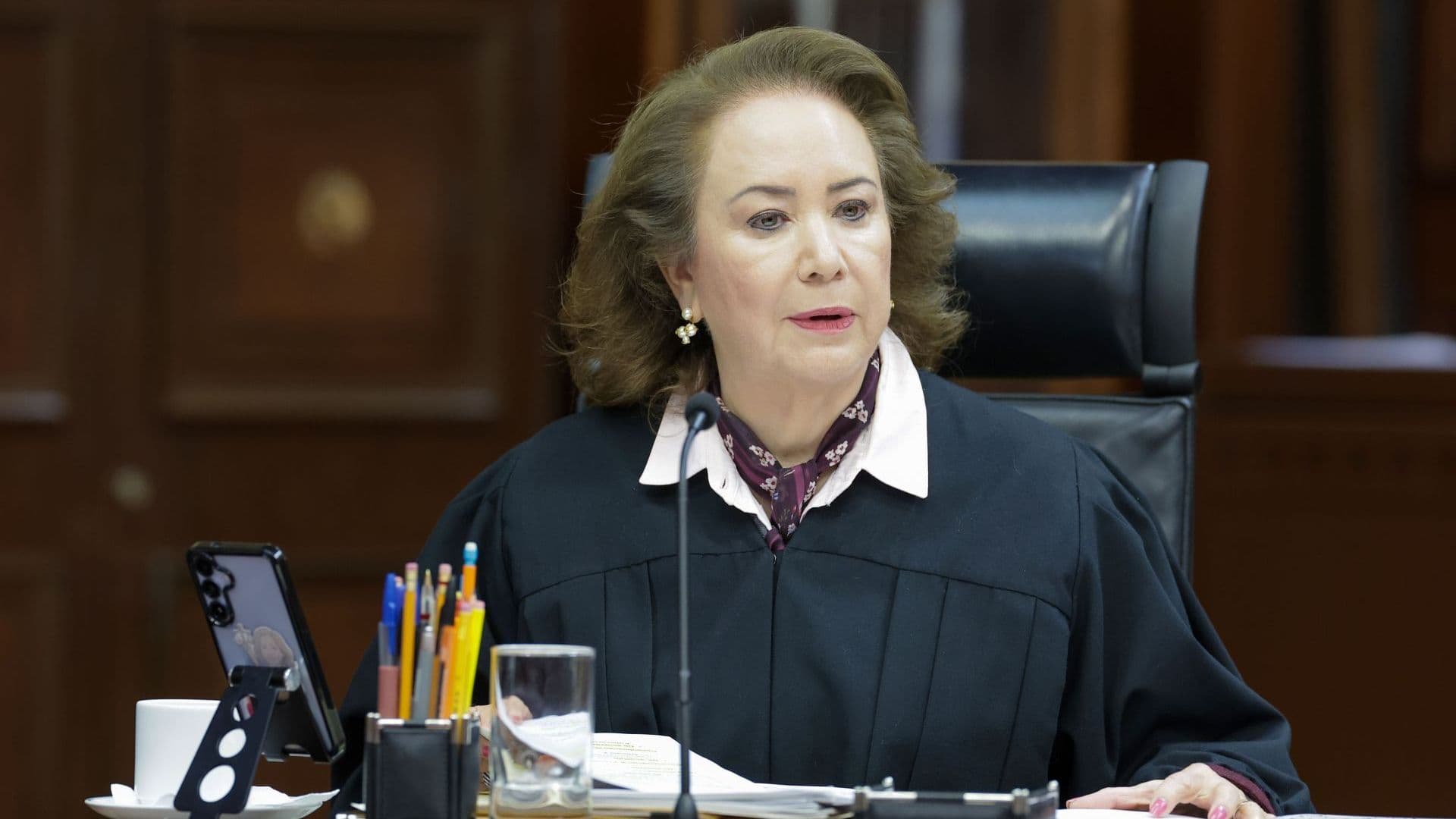 Ministra Yasmín Esquivel en la Suprema Corte de Justicia