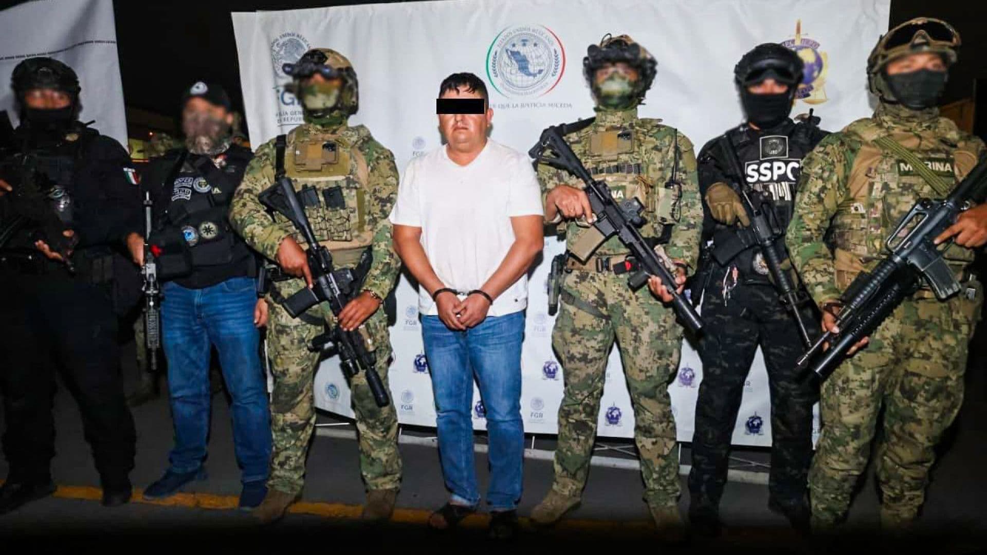 Detención de Audias "N", alias "El Jardinero". Foto: Cuartoscuro