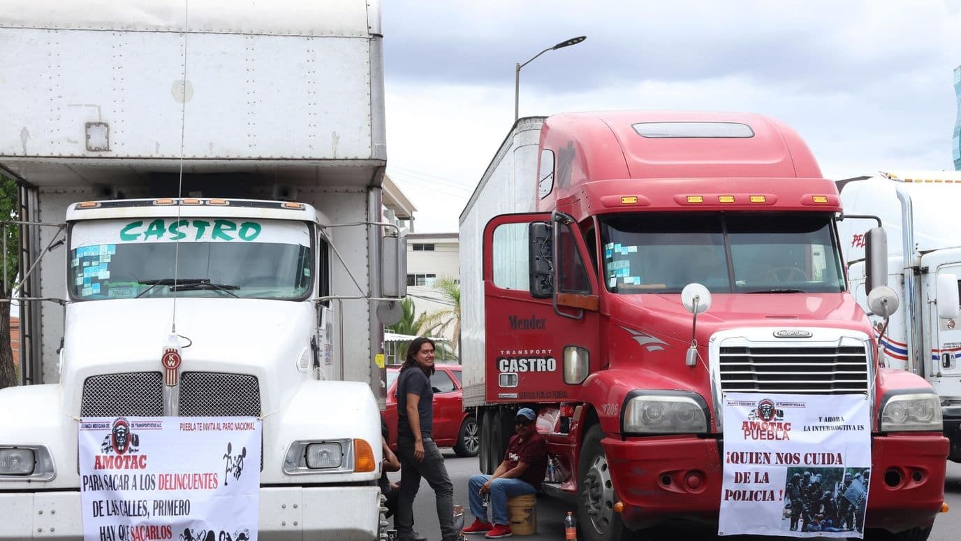 transportistas en Puebla