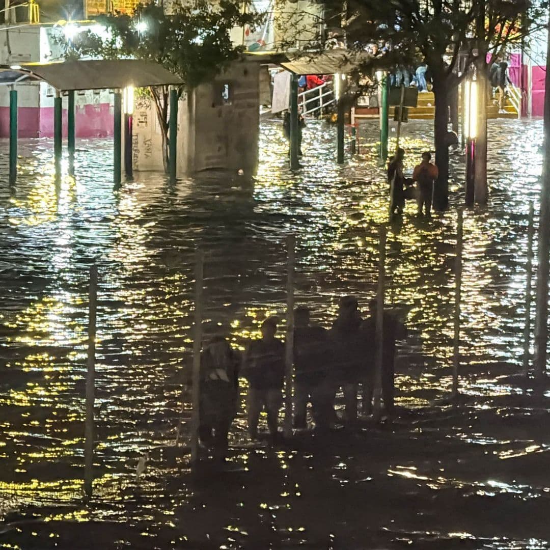 Inundaciones en la CDMX. Foto: Cuartoscuro