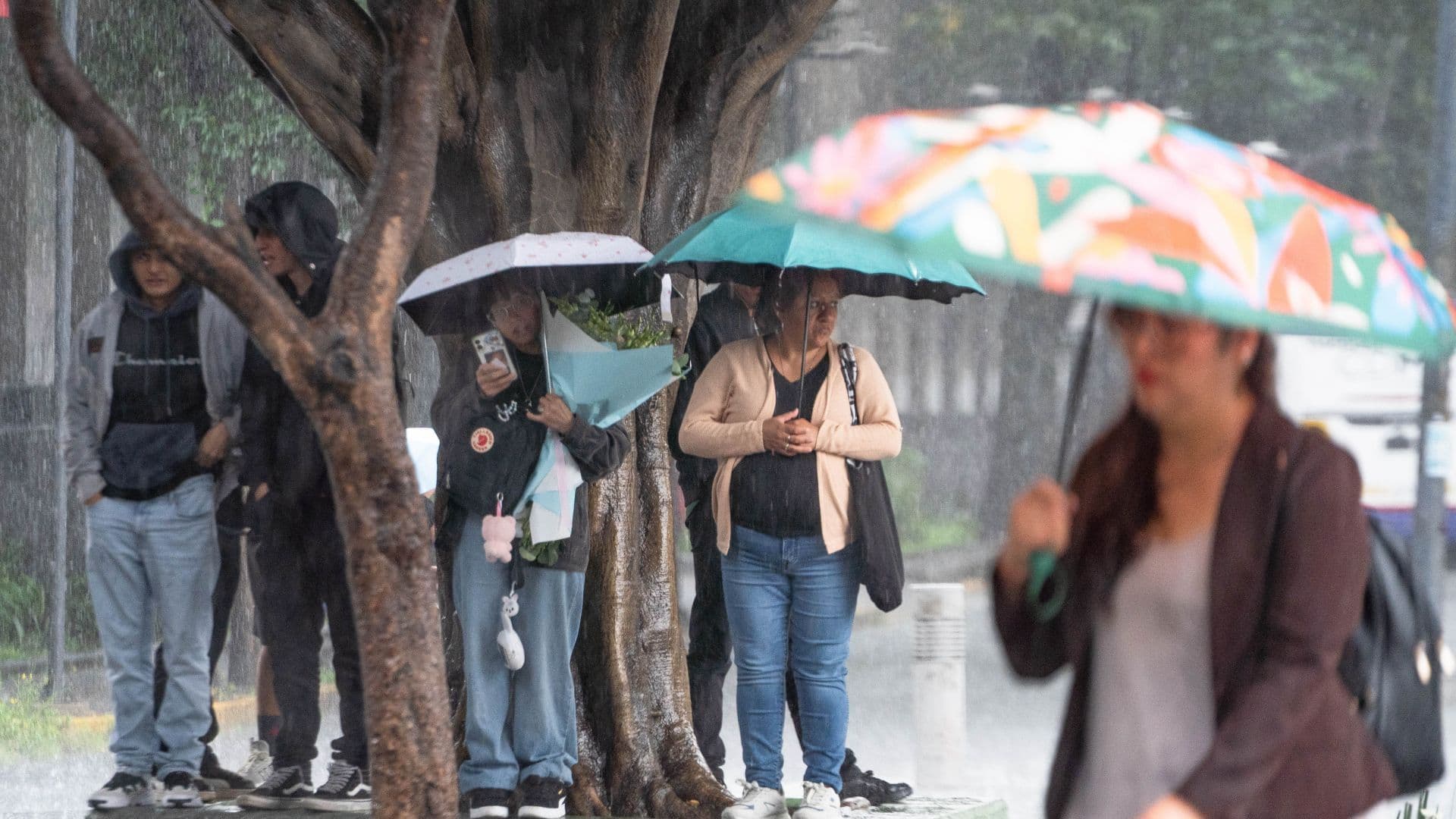 Fuertes lluvias en México