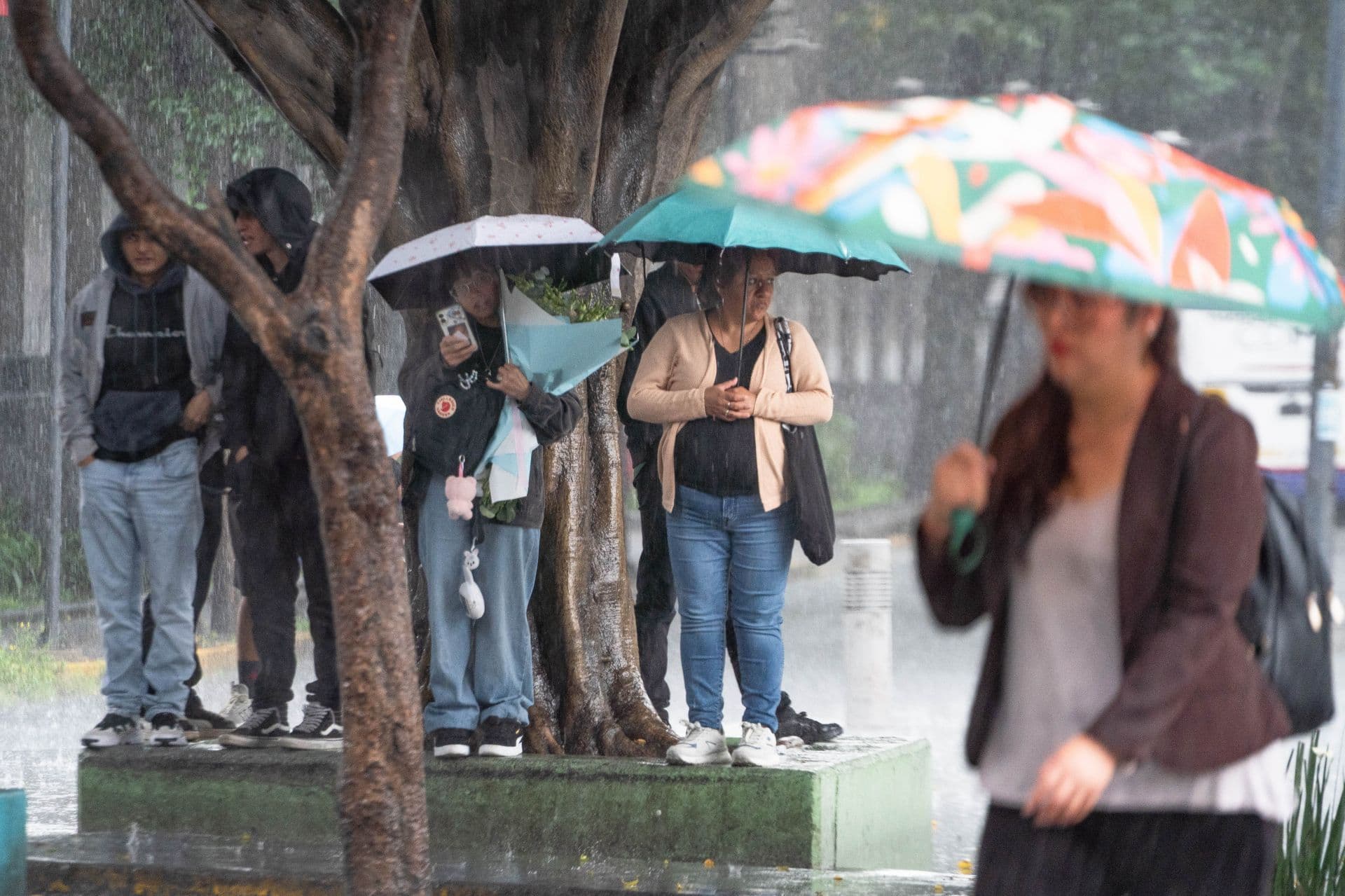 Fuertes lluvias en México