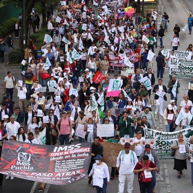 Trabajadores del IMSS. Foto: Cuartoscuro