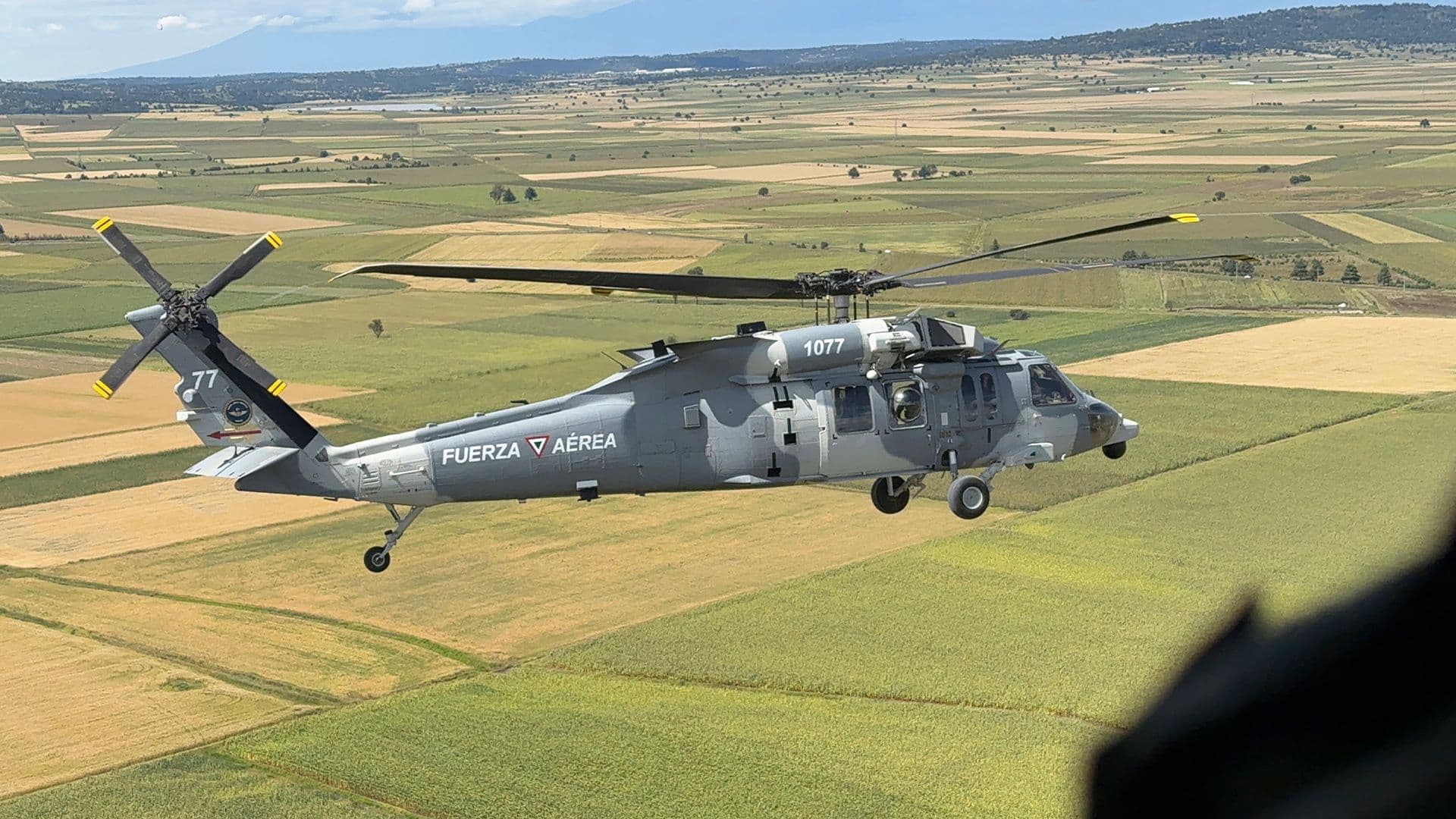 Ensayo de Aviones por Desfile del 16 de Septiembre