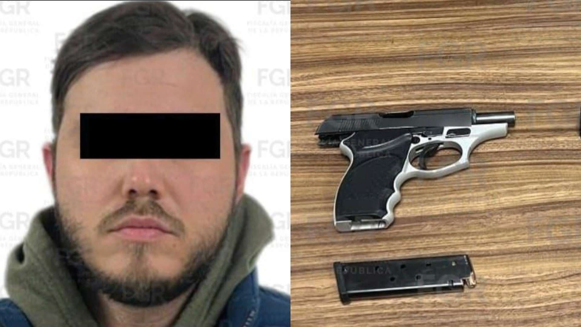 Detienen a Sujeto en Posesión de Armas de Fuego en Santa Ana, Sonora