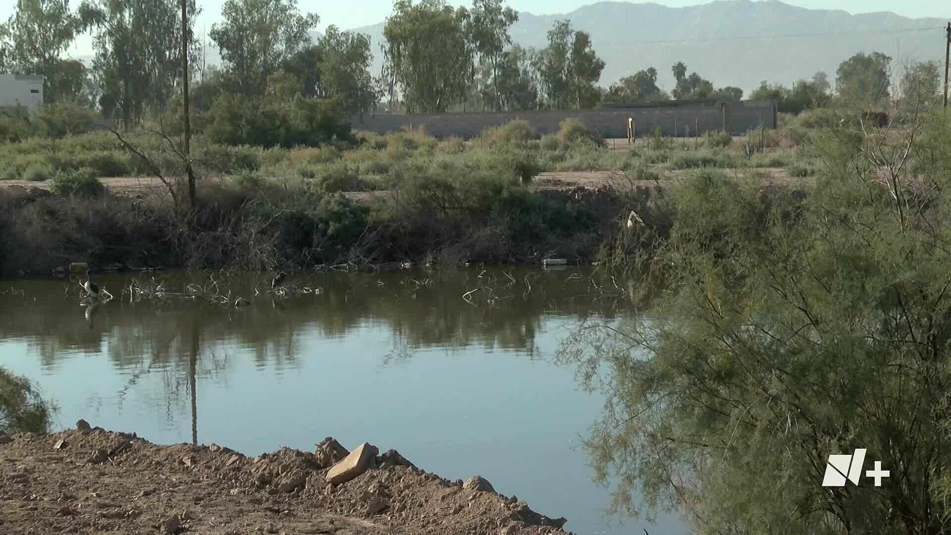 Buscan Recuperar Cerca de 5 Kilómetros del Dren de Río Nuevo en Mexicali