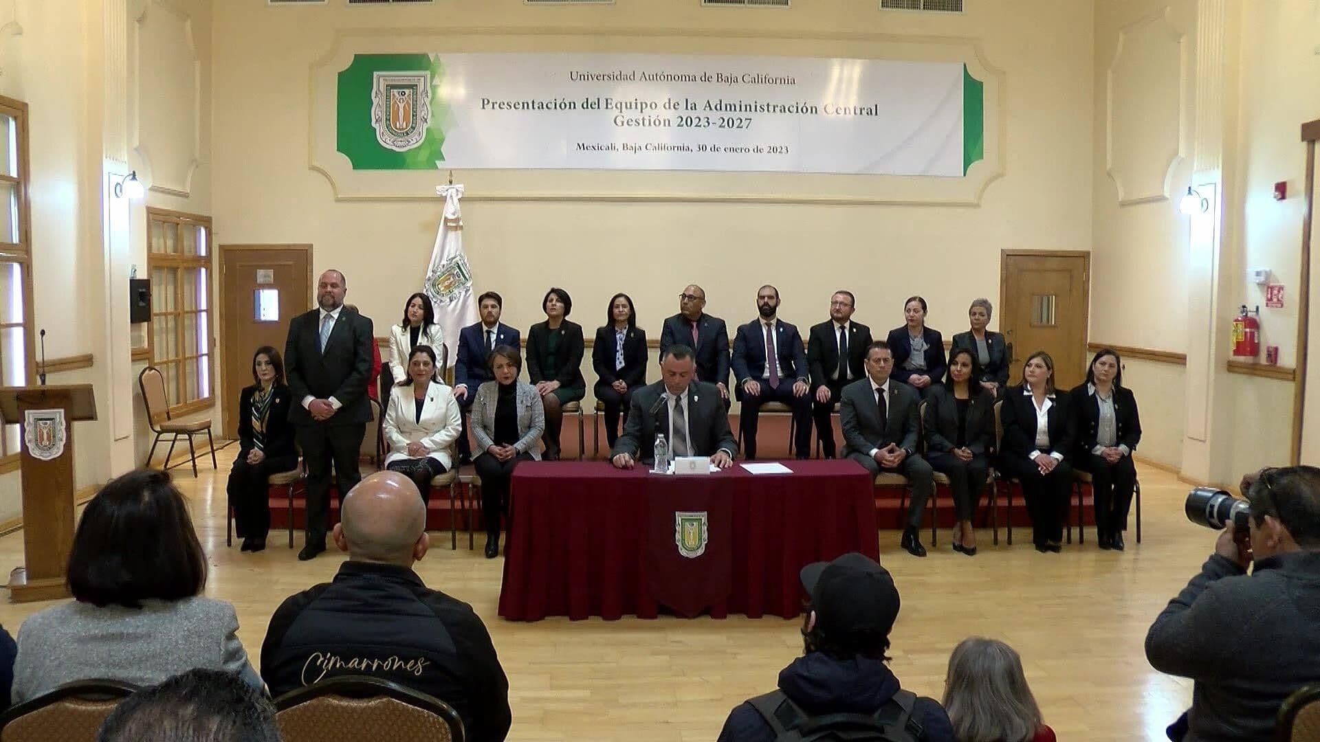Nuevo Rector de UABC Presentó a su Equipo de Trabajo