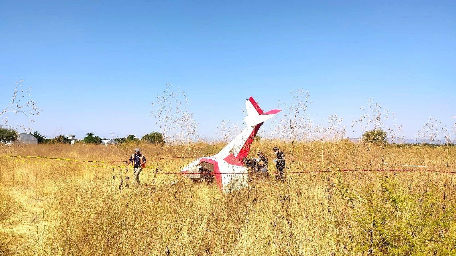 Cae Avioneta en Puente de Ixtla, Morelos; Hay Dos Muertos