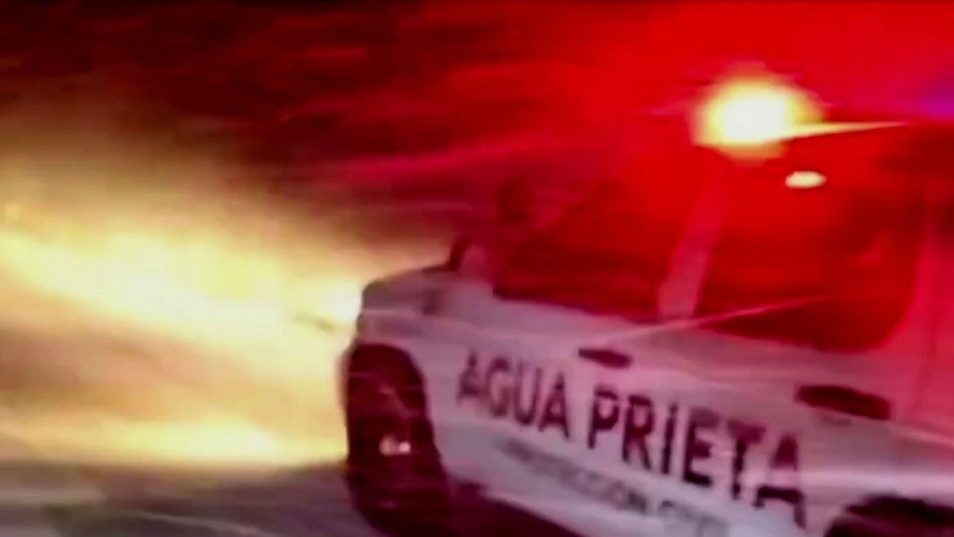 Por Intensa Nevada, Cierran Puerto San Luis, en Carretera Agua Prieta-Janos, Sonora