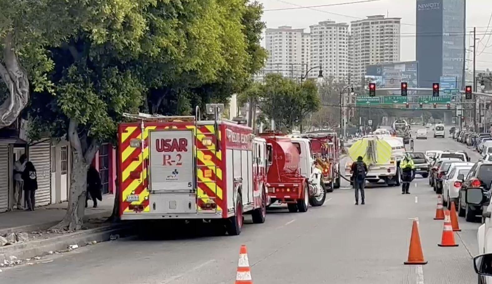 Registran Incendio en Cuartería para Personas Sin Hogar