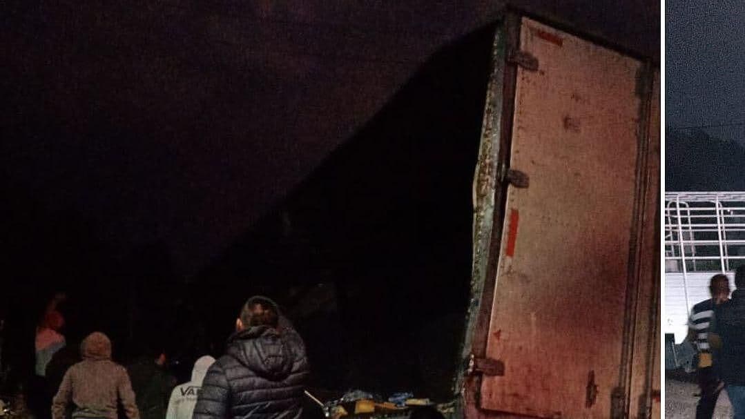 Tráiler Sin Frenos Embiste a Varios Vehículos en Oxchuc, Chiapas