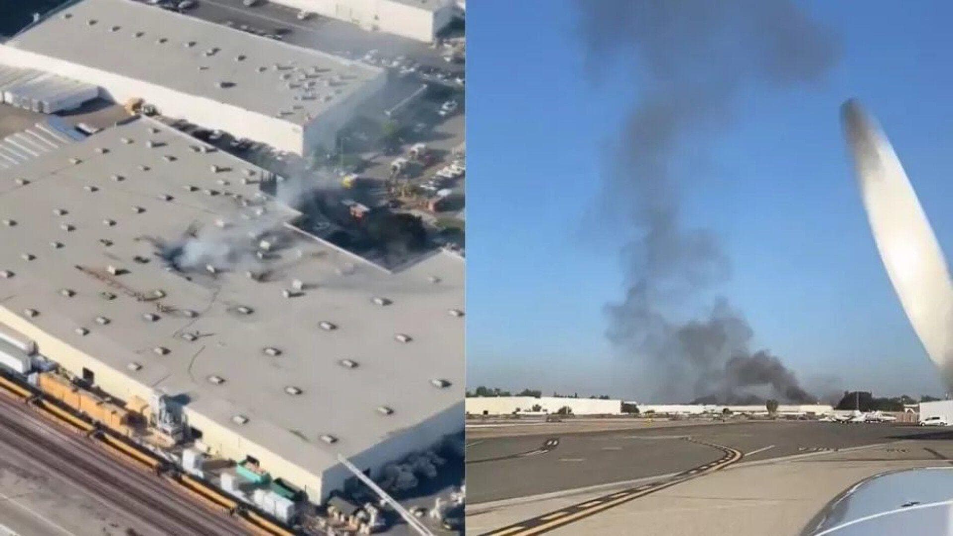 Accidente en Fullerton: Avioneta Cayó en Fábrica de Muebles en California
