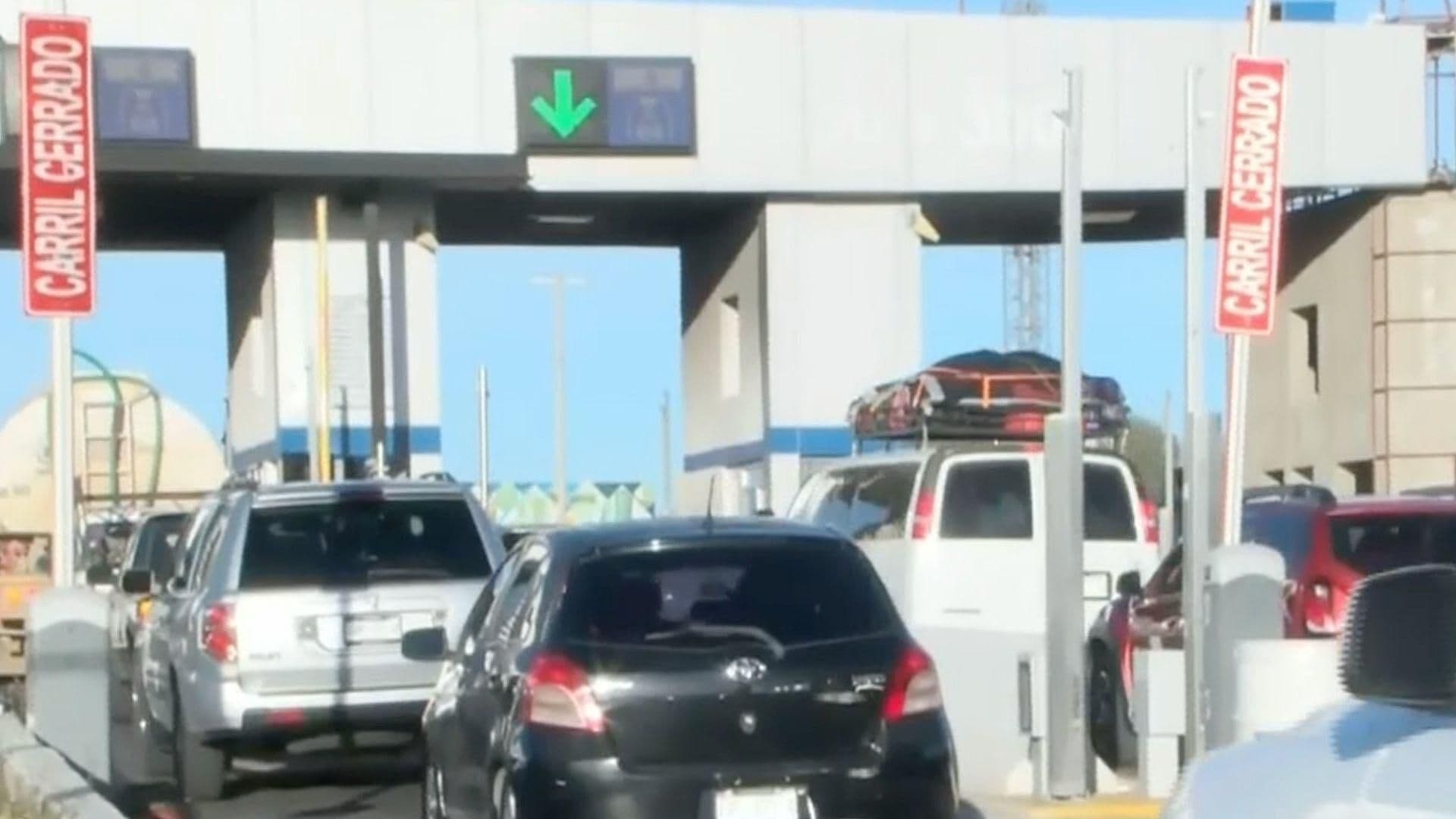 Se Registra el Regreso de Paisanos en Caseta Sacramento en Chihuahua