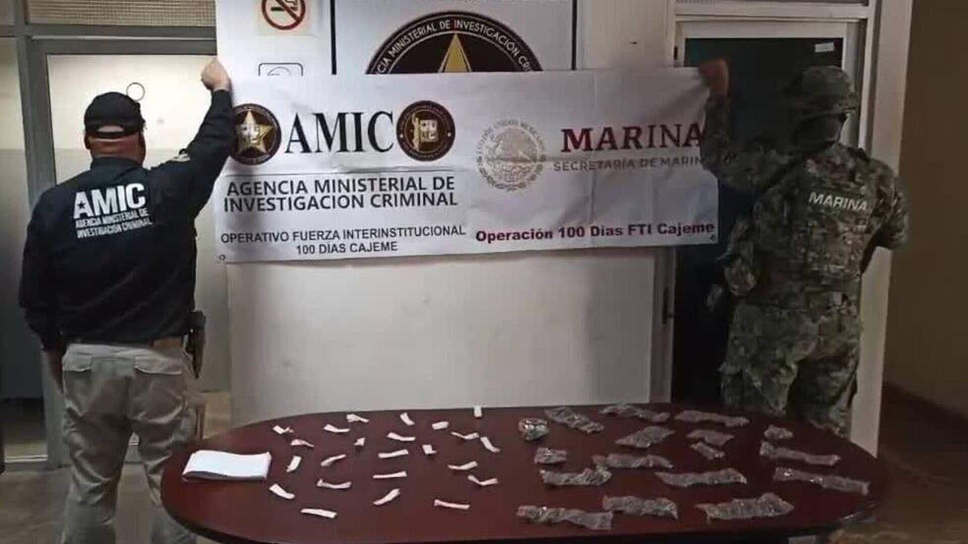 Aseguran Drogas tras Cateo en Colonia Benito Juárez de Ciudad Obregón