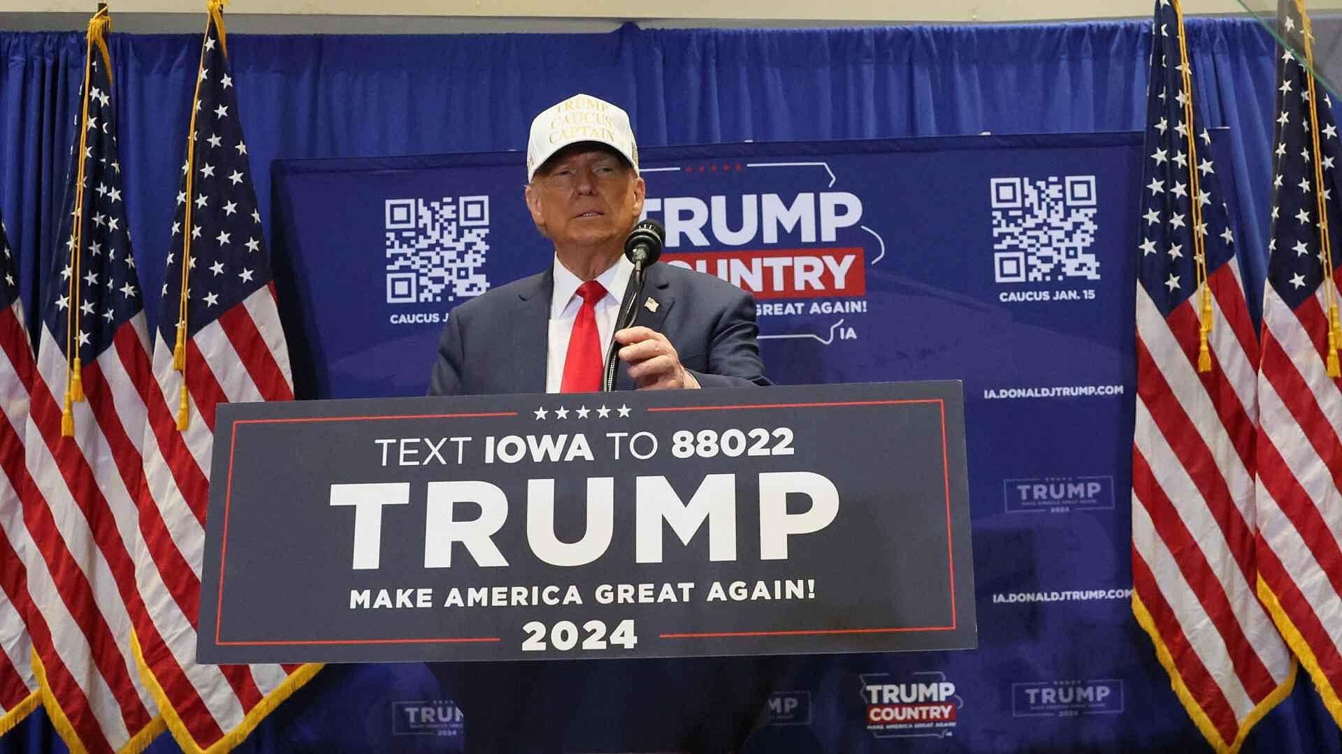 Trump Avanza en la Carrera Presidencial de EUA; Gana en Iowa