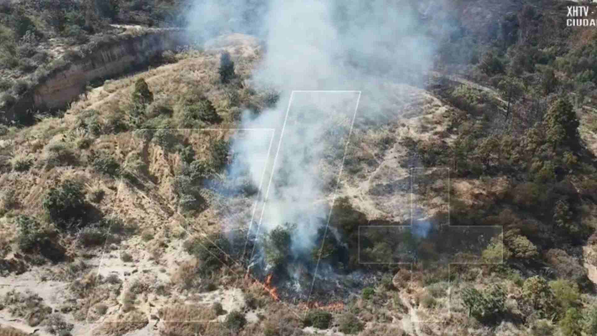 Incendio en Atizapán, en Edomex, Hoy 19 de Febrero; Así se Ve el Siniestro desde las Alturas