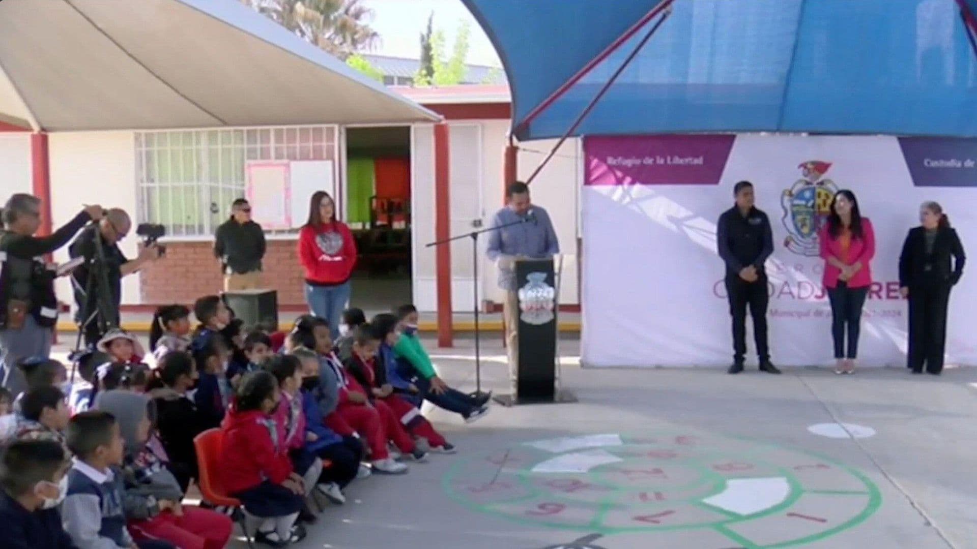 Entregan Obra en el Preescolar Simón Bolívar